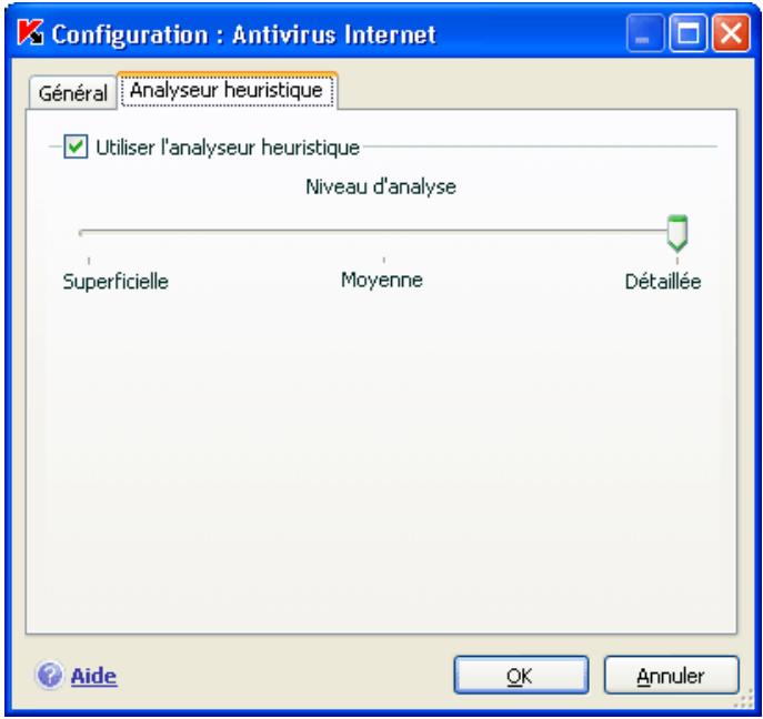 KAPERSKY INTERNET SECURITY 7.0 - Utilisation des méthodes d'analyse heuristique - 1