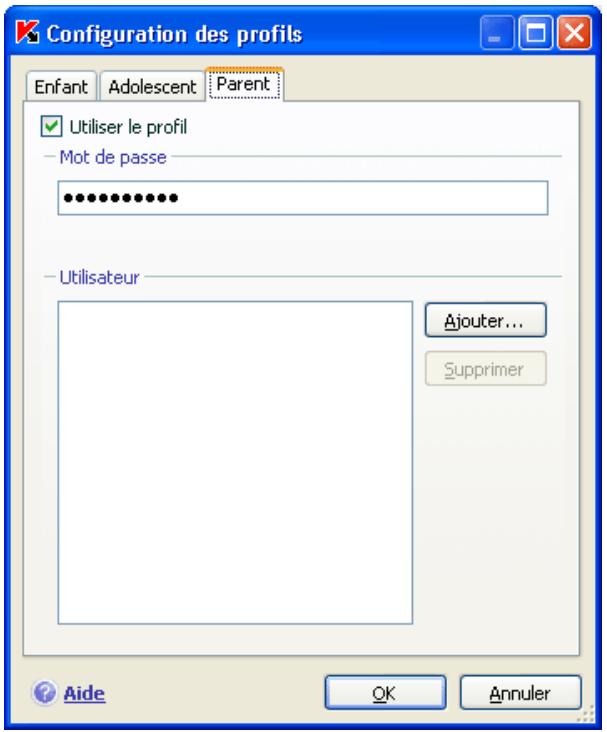 KAPERSKY INTERNET SECURITY 7.0 - Utilisation des profils - 1
