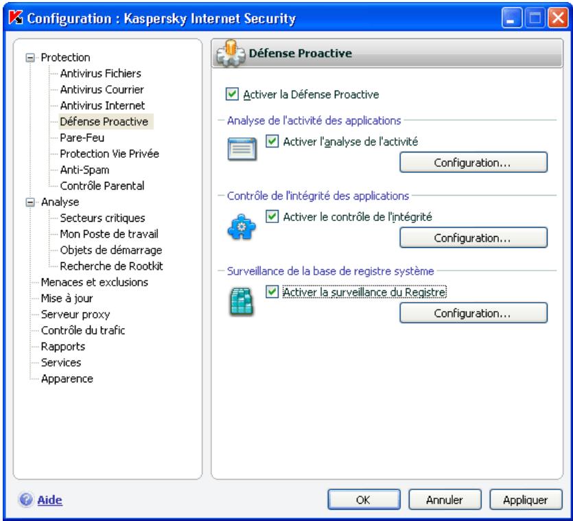 KAPERSKY INTERNET SECURITY 7.0 - CHAPITRE 10. DEFENSE PROACTIVE DE L'ORDINATEUR - 2