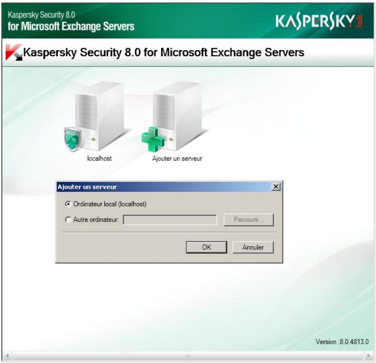 KASPERSKY LAB SECURITY 8.0 - CRÉATION DE LA LISTE DES SERVEURS MICROSOFT EXCHANGE PROTÉGÉS - 1
