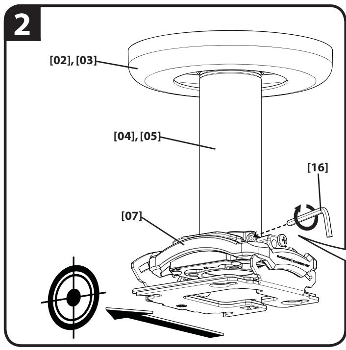SANUS SYSTEMS VP1 - CAUTION:DO NOT OVERTIGHTEN! - 1
