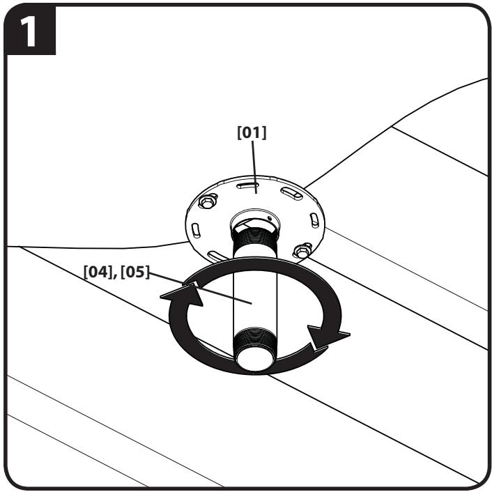 SANUS SYSTEMS VP1 - CAUTION:DO NOT OVERTIGHTEN! - 2