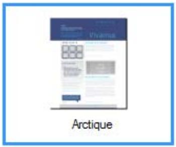 SERIF WEBPLUS X4 - Pour creer un site à partir d'un modele : - 1