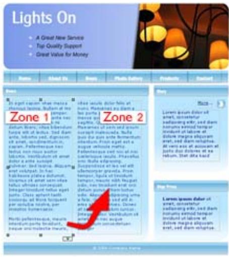 SERIF WEBPLUS X4 - Qu'est-ce qu'une zone de texte ? - 1