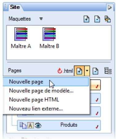 SERIF WEBPLUS X4 - Ajouter, supprimer et réorganiser les pages - 1