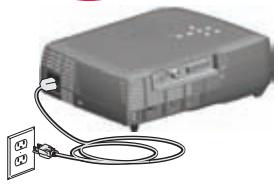 ASK PROXIMA M6 - Mettez le projecteur sous tension - 1