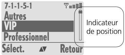 HUGHES 7101 - Indicateur de position du menu - 1