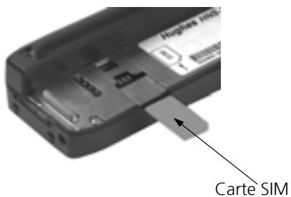 HUGHES 7101 - Insérer la carte SIM - 2