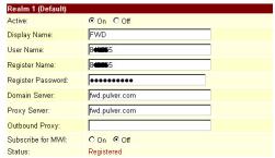 AIRLIVE VOIP-120A - Service Domain Settings - 1