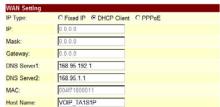 AIRLIVE VOIP-120A - WAN Settings - 1