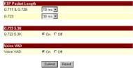 AIRLIVE VOIP-120A - Codec Settings - 2