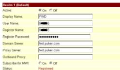 AIRLIVE VOIP-120A - Service Domain Settings - 1