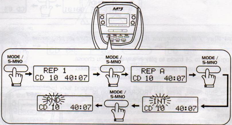 GPX PORTABLE CD MP3 PLAYER - Notes / notas / remarques : - 18