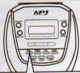 GPX PORTABLE CD MP3 PLAYER - Bouton mode (MP3 seul) - 1
