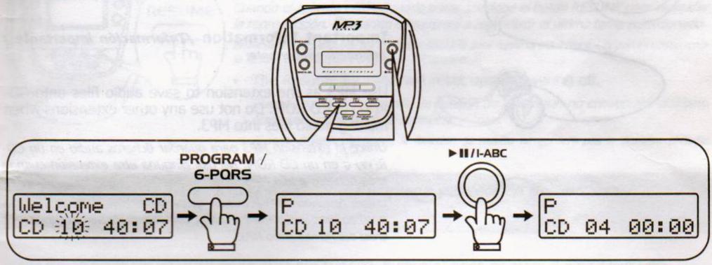 GPX PORTABLE CD MP3 PLAYER - Notes / notas / remarques : - 34