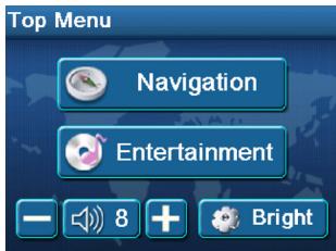 INVION GPS-3V4 - Top Menu - 1