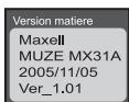 MAXELL MUZE - Interface pour la sauvegarde du fichier - 12