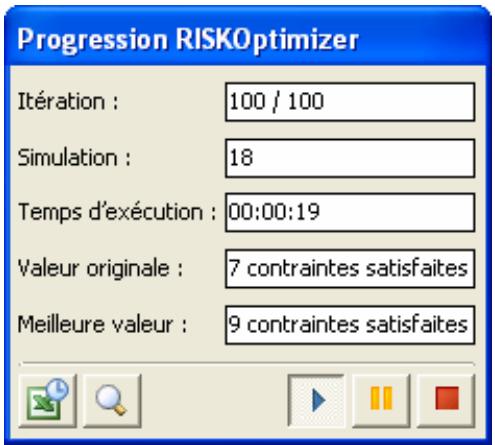 PALISADE RISKOPTIMIZER 5.5 - Exécuté le Soluér de contraintes - 1
