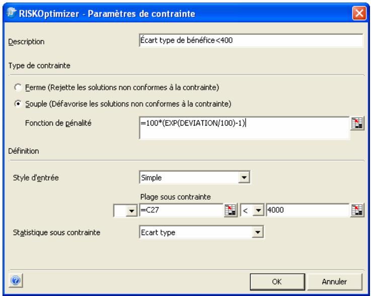 PALISADE RISKOPTIMIZER 5.5 - Entrée d'une fonction de penalité - 1
