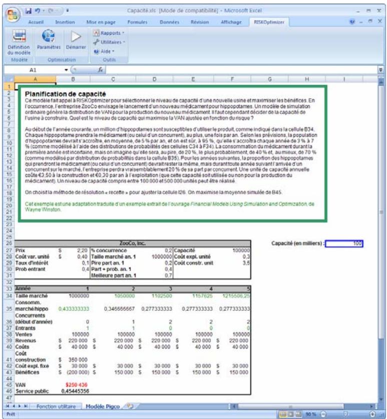 PALISADE RISKOPTIMIZER 5.5 - Planification de capacité - 1