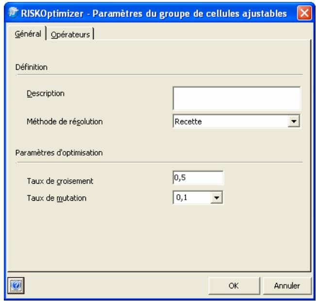 PALISADE RISKOPTIMIZER 5.5 - Méthode déresolution - 1