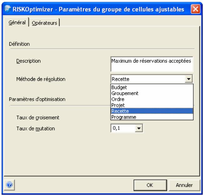 PALISADE RISKOPTIMIZER 5.5 - Groupes de cellules ajustables - 2