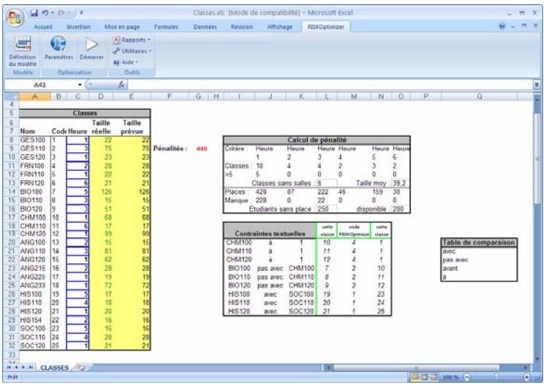 PALISADE RISKOPTIMIZER 5.5 - Planificateur de classes - 1
