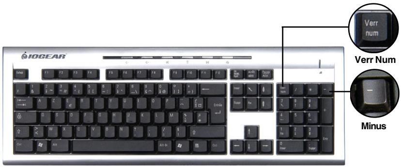 IOGEAR GCS1764 - Pour lancer le HSM (claviers PC) : - 1