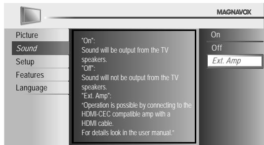 MAGNAVOX 19MF330B - TV Speakers - 1