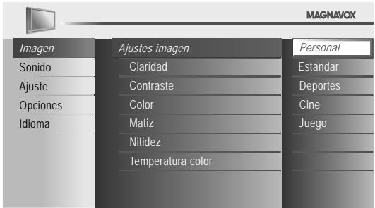 MAGNAVOX 19MF330B - Ajustes imagen - 1