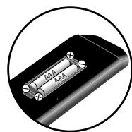 MAGNAVOX 19MF330B - Insérer les Piles - 2