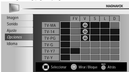 MAGNAVOX 19MF330B - Para ajustar las subcategorias - 1