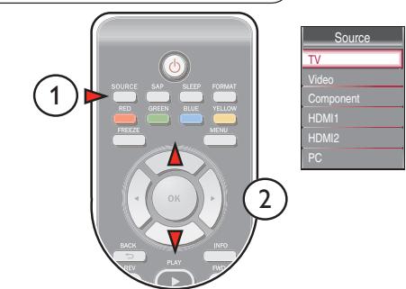 MAGNAVOX 19MF330B - Mount base onto TV - 4