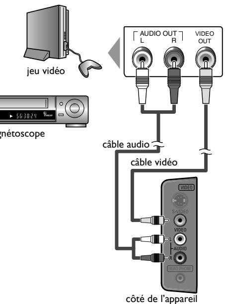MAGNAVOX 19MF330B - Connexion Video Composite - 2