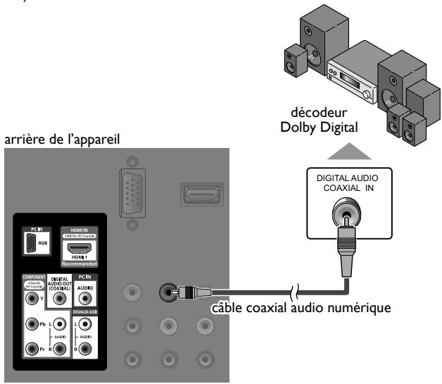 MAGNAVOX 19MF330B - Connexion de Sortie Audio Numérique - 1