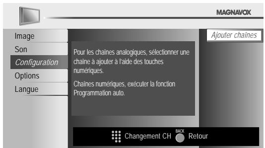 MAGNAVOX 19MF330B - Ajouter Chaines - 2