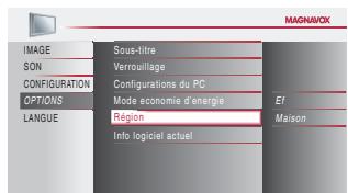 MAGNAVOX 19MF339B - Région - 5