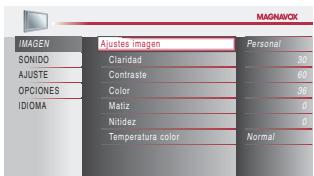 MAGNAVOX 19MF339B - Ajuste de Imagen - 5