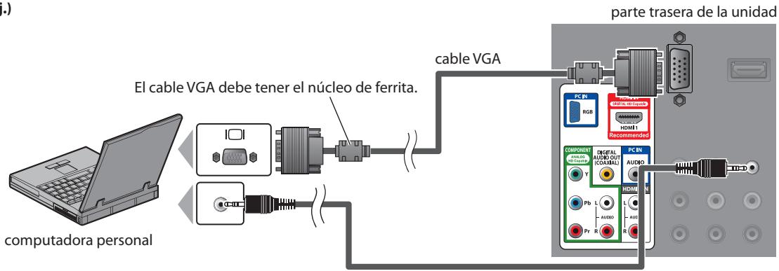 MAGNAVOX 19MF339B - [Conexión de PC] - 1