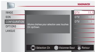 MAGNAVOX 19MF339B - Liste Chaines - 7