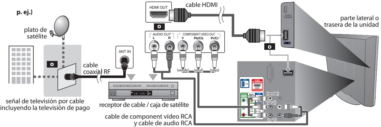 MAGNAVOX 19MF339B - Conexión al Receptor de Cable o Caja de Satélite - 1