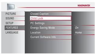 MAGNAVOX 19MF339B - Child Lock - 5