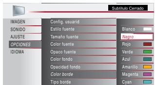 MAGNAVOX 19MF339B - Color borde - 1