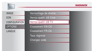 MAGNAVOX 19MF339B - Verrou qualif. US TV - 2