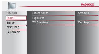 MAGNAVOX 19MF339B - Sound Adjustment - 3