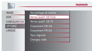 MAGNAVOX 19MF339B - Verrou qualif. US Ciné - 2