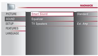 MAGNAVOX 19MF339B - Sound Adjustment - 5