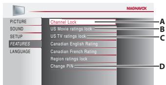 MAGNAVOX 19MF339B - Child Lock - 10