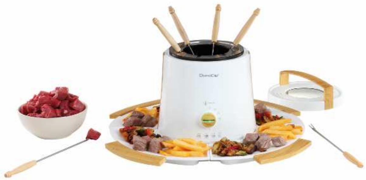 DOMOCLIP DOC 137 - Set 2 en 1 fondue friteuse - 1