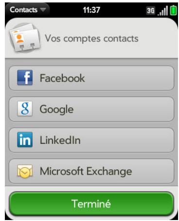 PALM PALM PIXI PLUS - Première utilisation de l'application contacts - 2